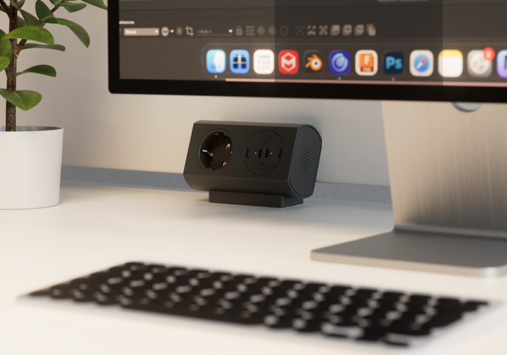PANDA_100W_SCHUKO-OFFICE_BLACK